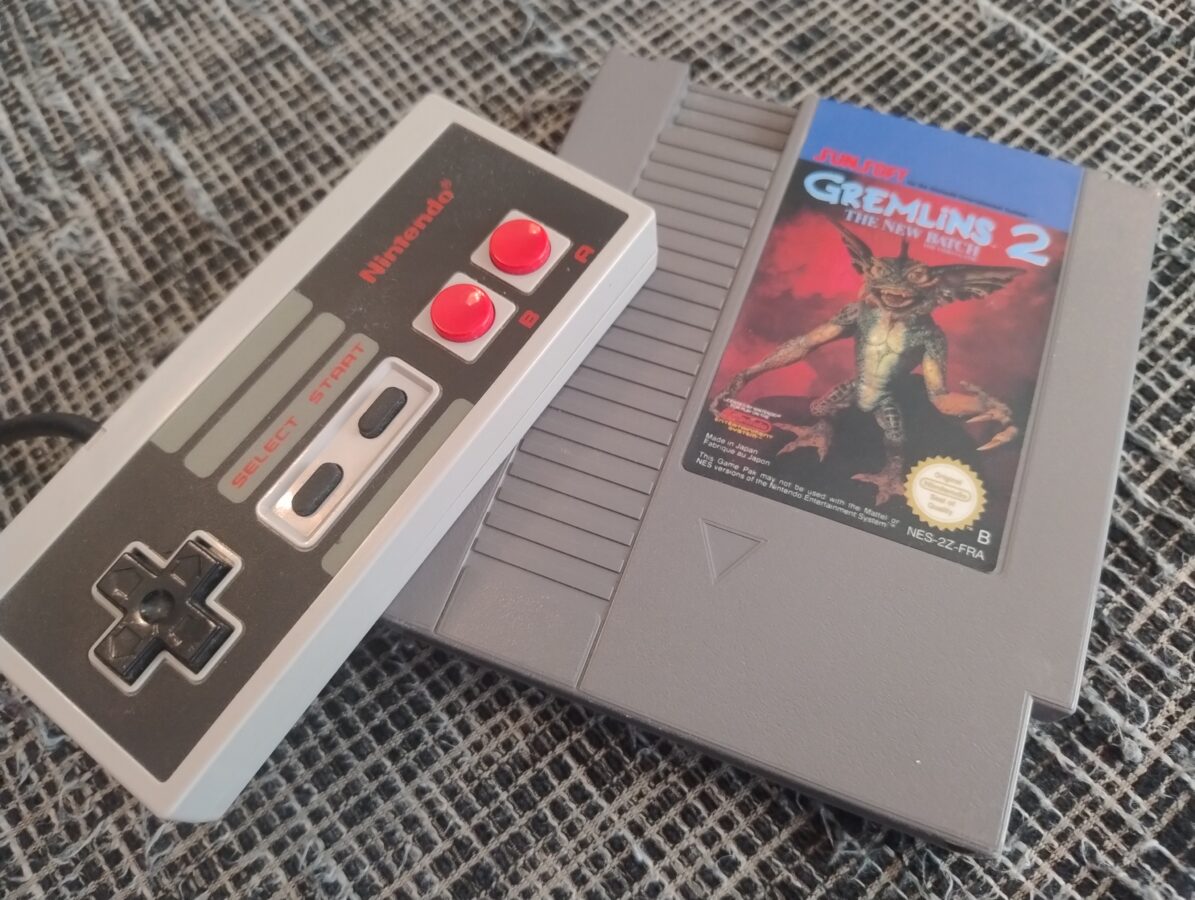 gremlins 2 nes game with original controller